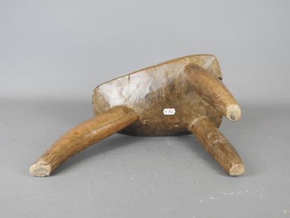LOBI BURKINA FASO. Hardwood tripod seat with...