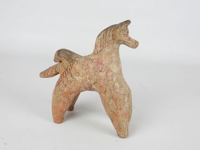 MONGOLIA: Cheval du Terrail. Earthenware...