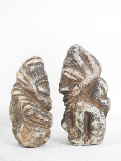 KISSI, Guinée.
Réunion de quatre statues...