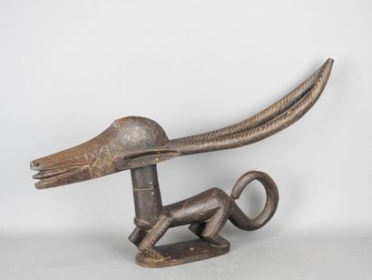 BAMBARA Mali
Antelope dance crest in wood,...