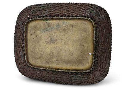 CHINA, 20th century.
Lot including : 
1 bronze...