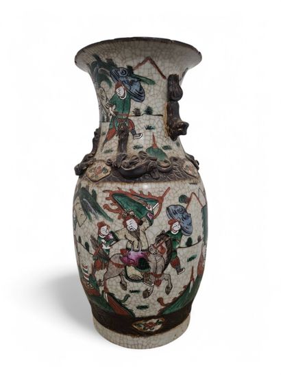 CHINA, Nanjing, late 19th, early 20th century.
Polychrome...