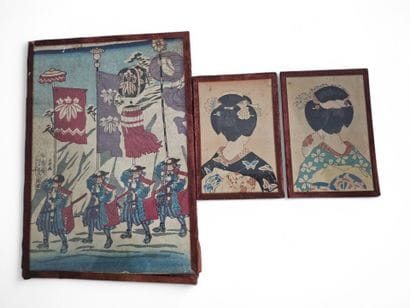 JAPAN, 20th century.
Lot of works on paper...