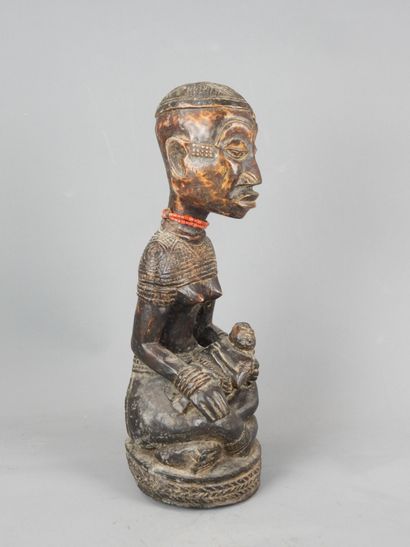 BAKONGO maternity statuette, Democratic Republic...
