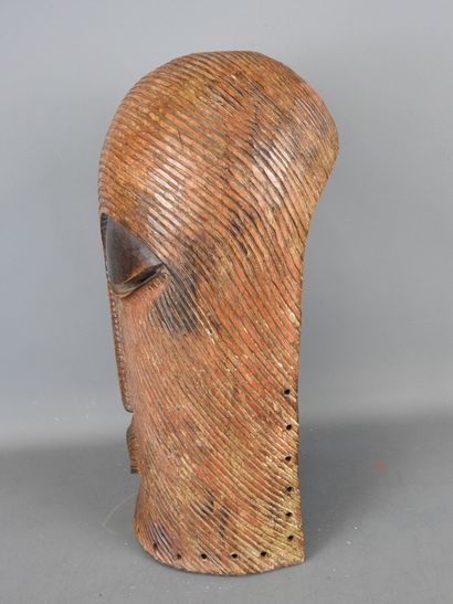 DRC
Kifwebe female mask, Songye. Heavy hardwood...
