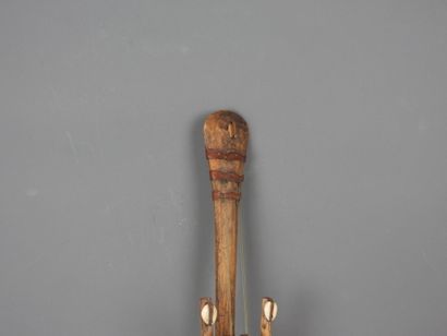KORA from Senegal in wood and skin.

 H.48,...