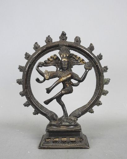 Tamil Nadu, South India.
Ancient bronze statue...