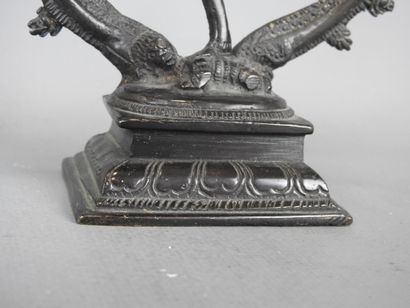 Tamil Nadu, South India.
Ancient bronze statue...