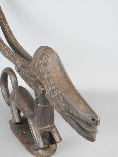 BAMBARA Mali
Antelope dance crest in wood,...