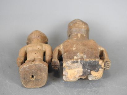 EWE, TOGO. Two figures of Venavi twins. H....