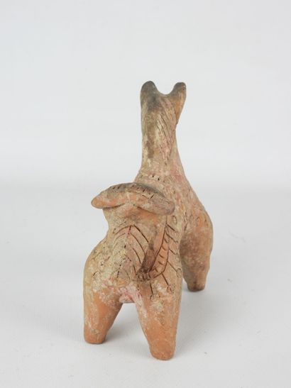 MONGOLIA: Cheval du Terrail. Earthenware...