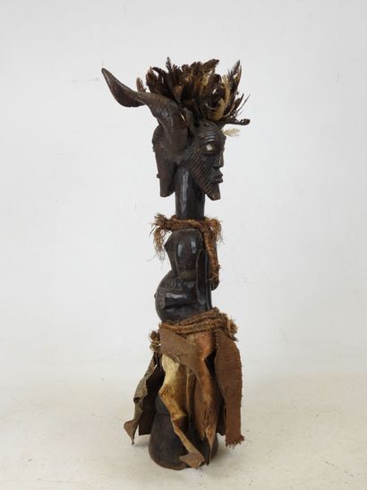 Large Janus statue, SONGYE, Democratic Republic...