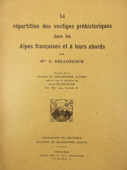 5 volumes. Travaux récents à la grotte de...