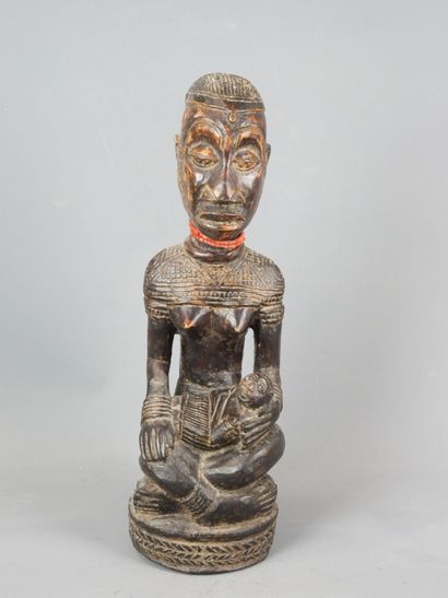 BAKONGO maternity statuette, Democratic Republic...