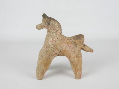 MONGOLIA: Cheval du Terrail. Earthenware...