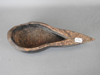 DAN, IVORY COAST. Diminutive mask with bird's...