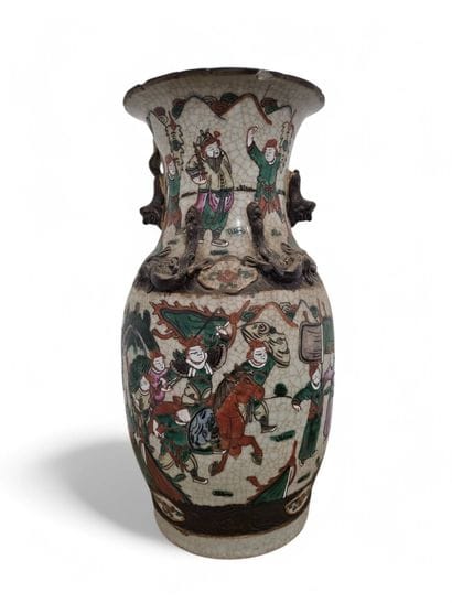 CHINA, Nanjing, late 19th, early 20th century.
Polychrome...