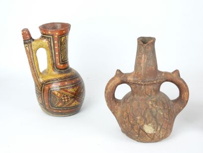 BERBERE - Kabylie : Quatre vases en terre...