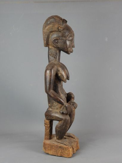 Maternity statue, BAOULE, Ivory Coast.
 H....