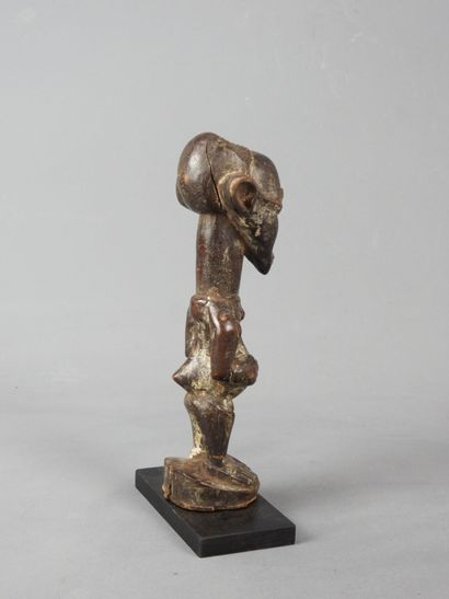 Statuette d'ancêtre en bois sculpté, Côte...