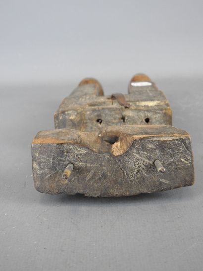 Dogon Mali lock box. Carved wood with patina....