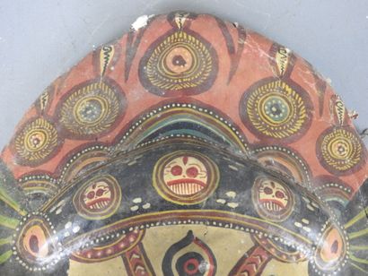 India.
Rare and ancient papier-mâché ritual...
