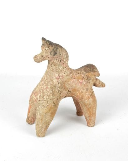 MONGOLIA: Cheval du Terrail. Earthenware...