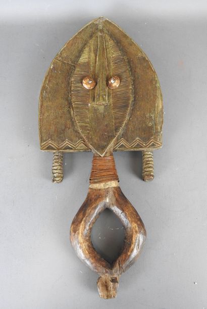 GABON - KOTA
Reliquary figure, wood and metal....