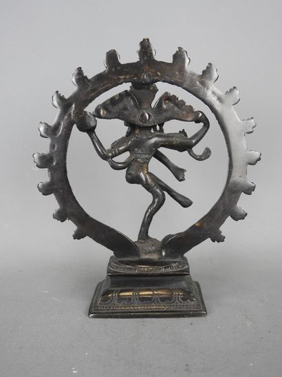 Tamil Nadu, South India.
Ancient bronze statue...