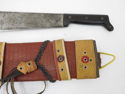 MACHETTE Amérique du Sud, poignée bois, lame...