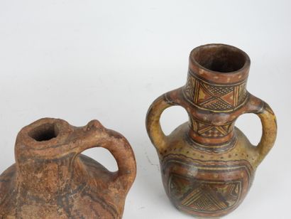 BERBERE - Kabylie : Quatre vases en terre...