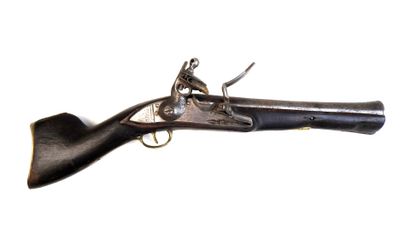 ARMES à FEU. Escopette à monture en noyer,...