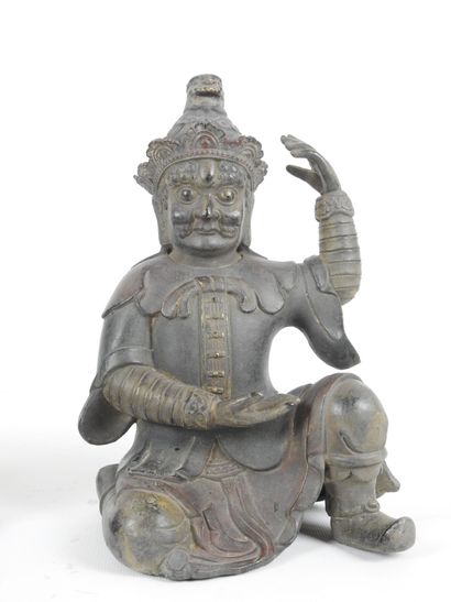 CHINA, QIANLONG style:
Pair of foreign figures...