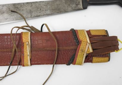 MACHETTE Amérique du Sud, poignée bois, lame...