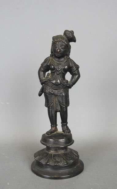 India.
Ancient representation of a bronze...