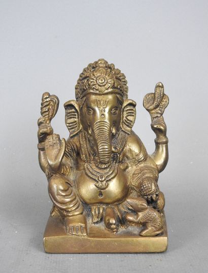 India.
Antique bronze domestic altar statue...