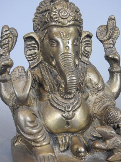 India.
Antique bronze domestic altar statue...