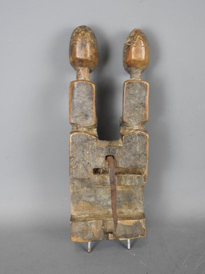 Dogon Mali lock box. Carved wood with patina....