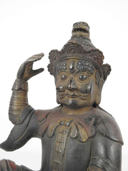 CHINA, QIANLONG style:
Pair of foreign figures...