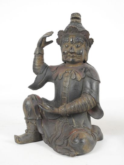 CHINA, QIANLONG style:
Pair of foreign figures...