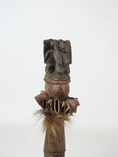 Democratic Republic of the Congo.
Wood, hair,...
