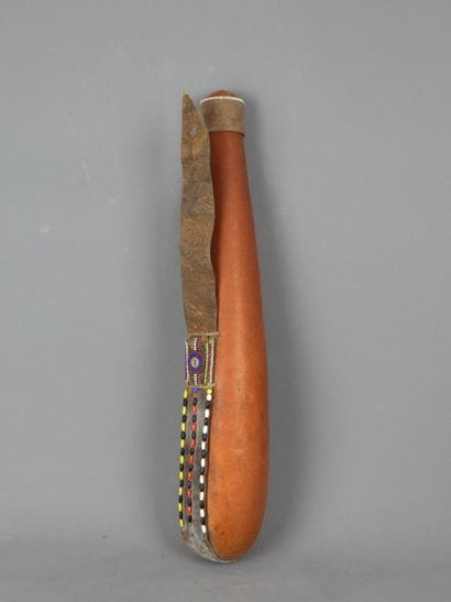 Milk gourd made from a calabash, MASSAI,...