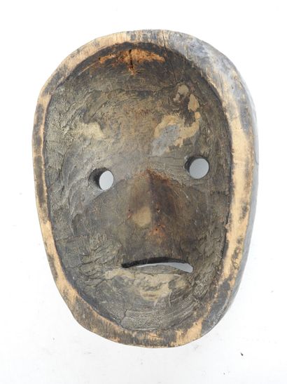 COTE D'IVOIRE. Masque Senoufo en bois à double...