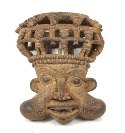 BAMOUN Cameroun : Important masque TUKAH...