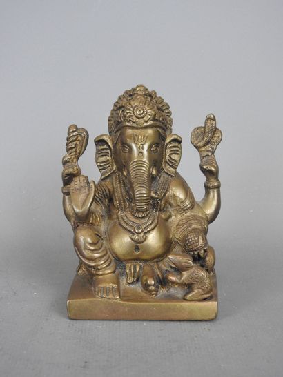 India.
Antique bronze domestic altar statue...
