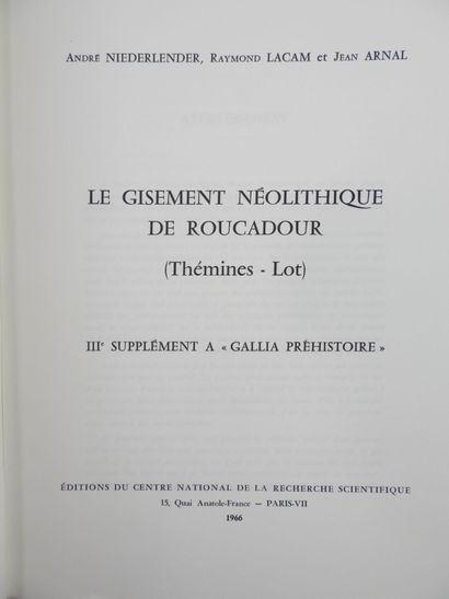 Néolithique et divers dont Double sépulture...