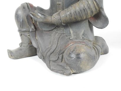 CHINA, QIANLONG style:
Pair of foreign figures...