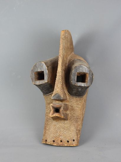 Cubist face dance mask from the 