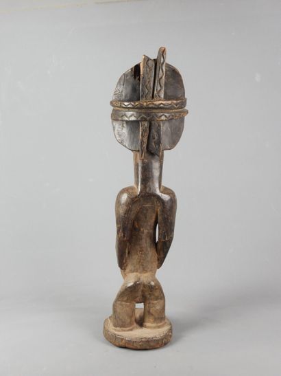 Statue of a standing female ancestor, LUBA/HEMBA,...