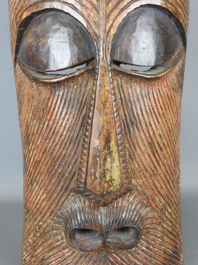DRC
Kifwebe female mask, Songye. Heavy hardwood...